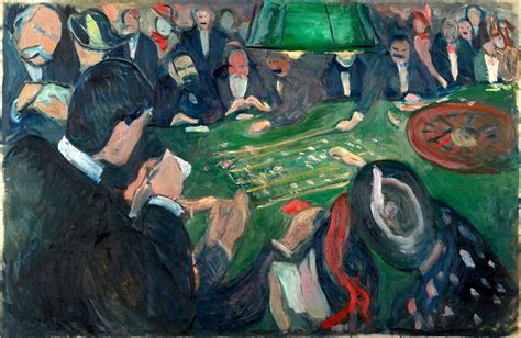  edvard munch at the roulette table in monte carlo